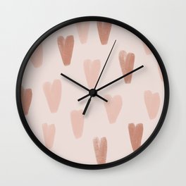 Soft Valentine  Wall Clock