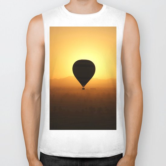 Balloon Over Valley of the Kings Biker Tank
