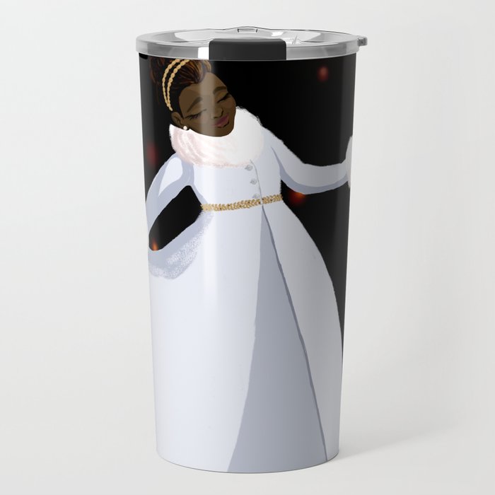 The Snow in the Moonlight Travel Mug