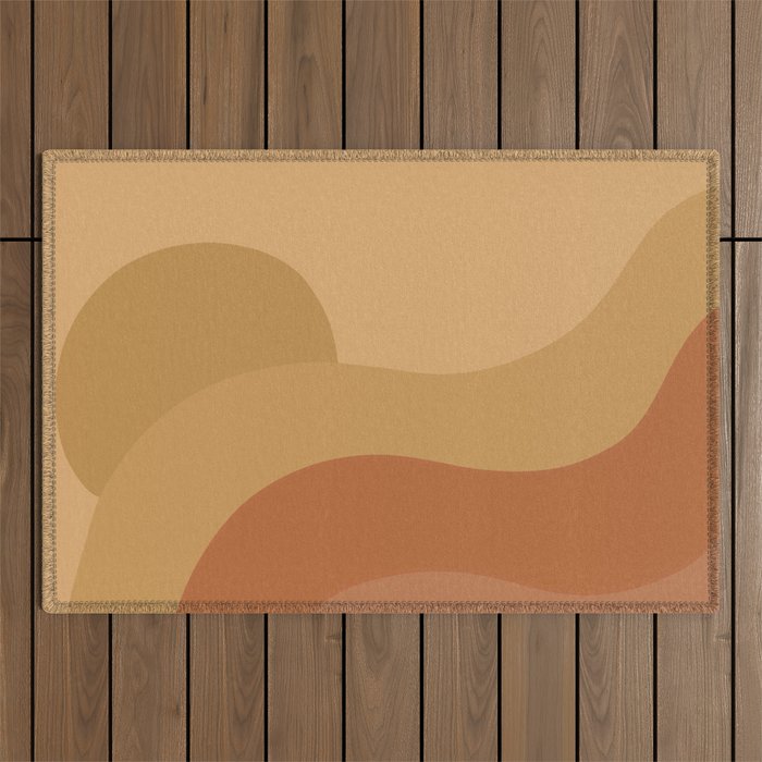 Sand Sunrise - Saturated Yellow Outdoor Rug