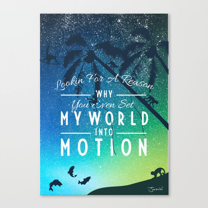 Motion Canvas Print