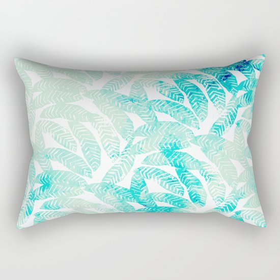 Painted Leaf Evolution #society6 #decor #buyart Rectangular Pillow
