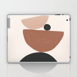 Balanced Mid-Century Modern Woodblocks Laptop Skin