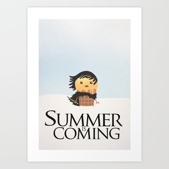 Summer is Coming Art Print