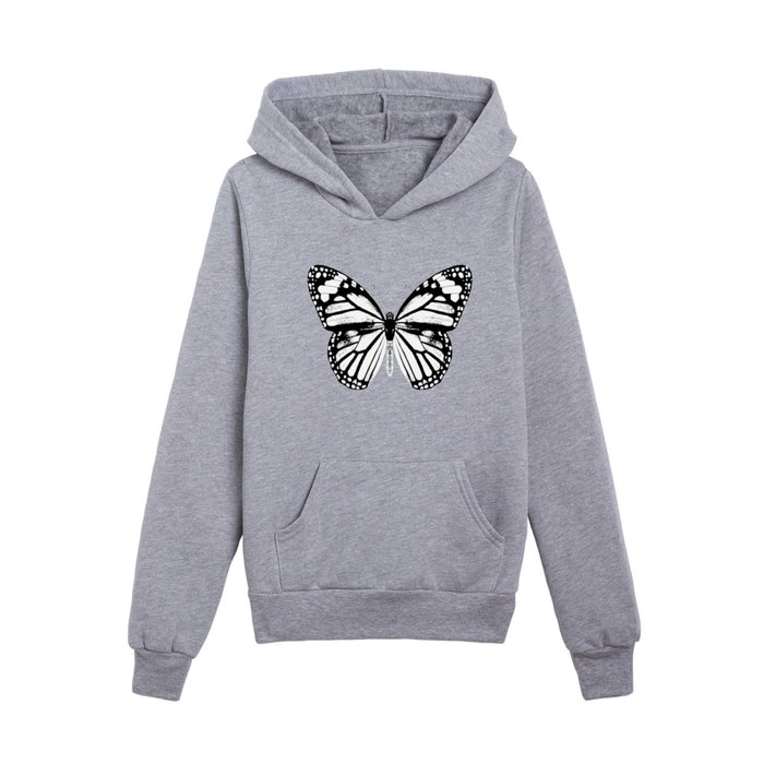 Black hoodie with monarch butterfly 2025