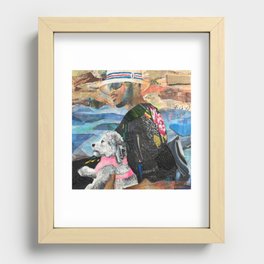 Beach Scene Recessed Framed Print