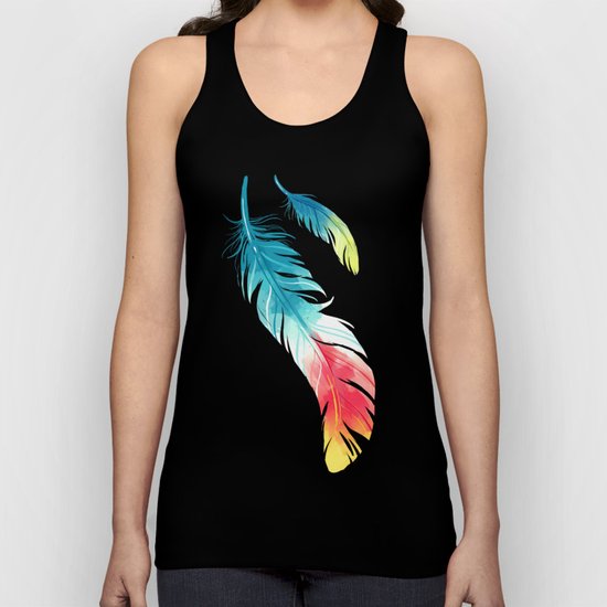 Feather Unisex Tank Top