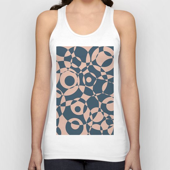 Abstract circles Unisex Tank Top