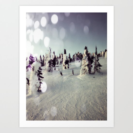 Melting Trees Art Print