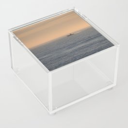 Sunset Fishing Trip, Minimalist Acrylic Box