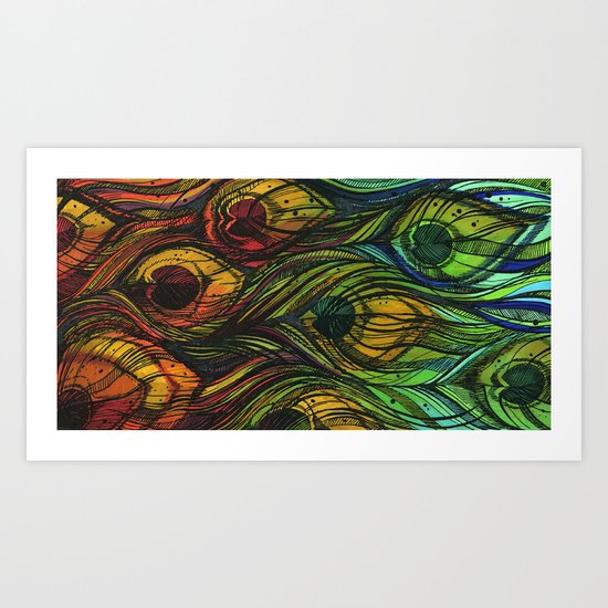 Feathers Art Print