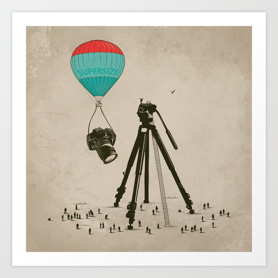 Supersize Cam Attraction Art Print