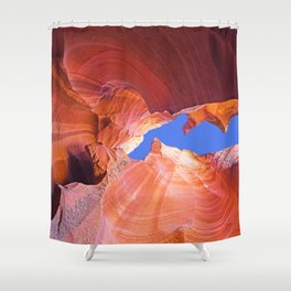 Geology Alive - Time Passages of Antelope Canyon Shower Curtain