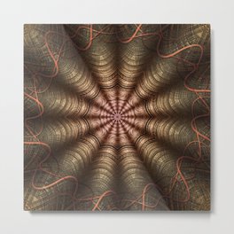 The Fabric Of The Space-Time Continuum Metal Print