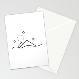 Mountain  View Stationery Card