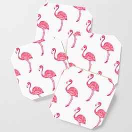 American Flamingo (pink) Coaster