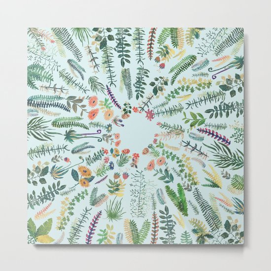 central garden blue Metal Print