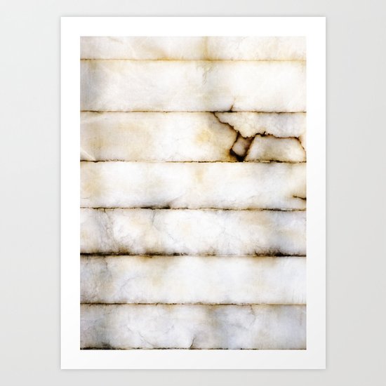 Weathered Alabaster Art Print