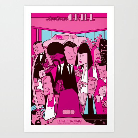 Pulp Fiction Art Print