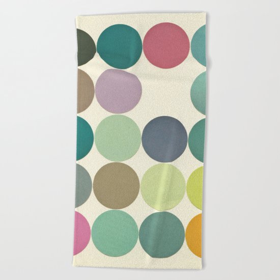 Circles I Beach Towel