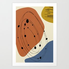 Abstract shapes #7 Art Print