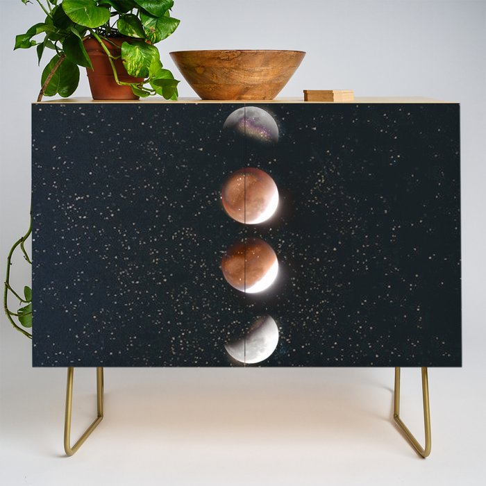 Phases of the Moon II Credenza