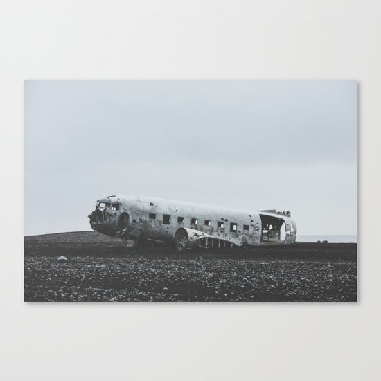 Sólheimasandur Plane Wreck, Iceland Canvas Print