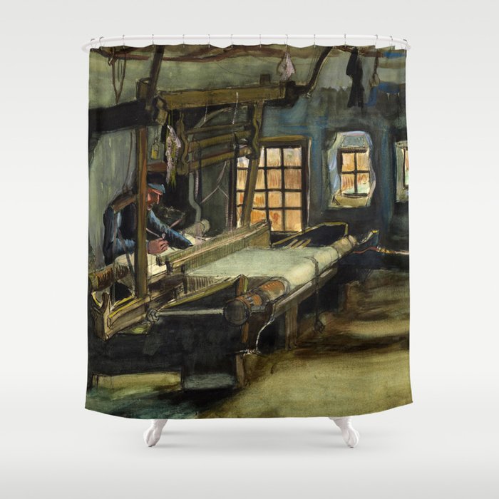 Weaver, 1883-1884 by Vincent van Gogh Shower Curtain