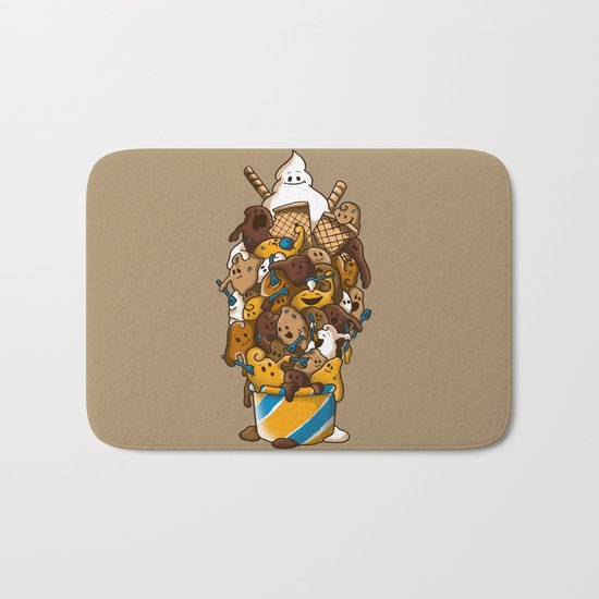Ice Cream Time Bath Mat