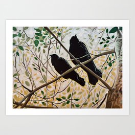 Crow Medicine; For Life Art Print