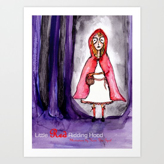 Little Red Ridding Hood Art Print
