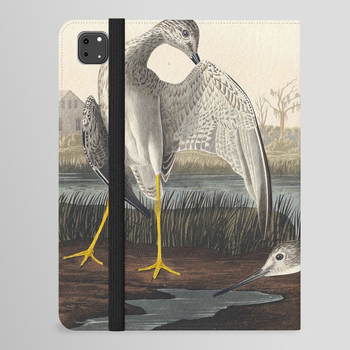 Tell-tale Godwit or Snipe from Birds of America (1827) by John James Audubon  iPad Folio Case