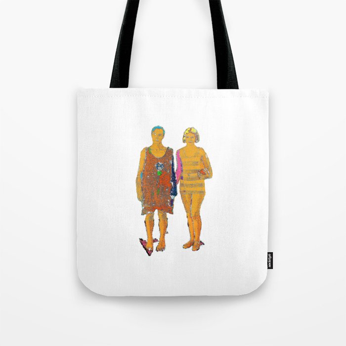 Boy and Girl from Mumu (Orange) Tote Bag