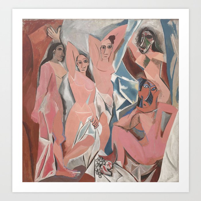 Pablo Picasso: Les Demoiselles d'Avignon  Art Print