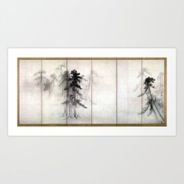 Hasegawa Tōhaku Pine Trees Art Print