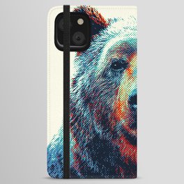 Bear - Colorful Animals iPhone Wallet Case