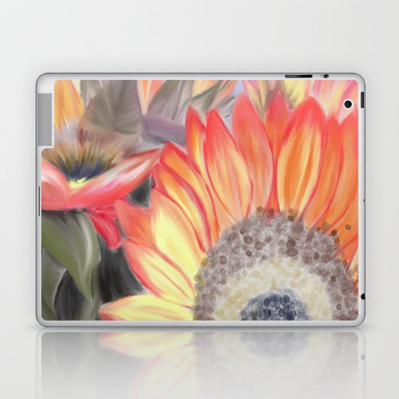 Fall Sunflowers Laptop & iPad Skin
