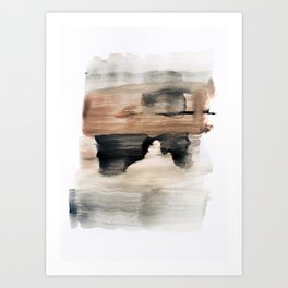 abstract minimal 9 Art Print