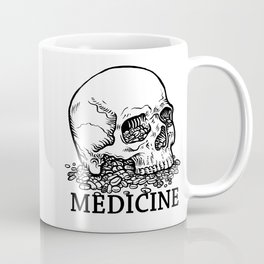 Medicine Skull Coffee Mug
