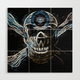 Skull And Crossbones The Third Eye Wood Wall Art