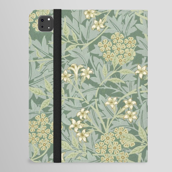 William Morris's (1834-1896) Jasmine famous pattern jasmine flower Sticker iPad Folio Case