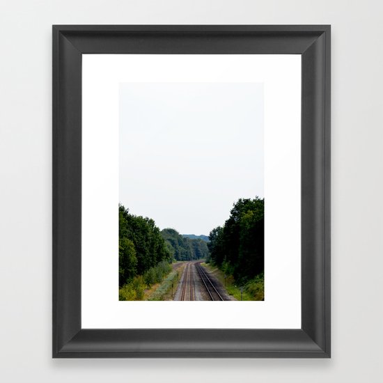 Tracks Framed Art Print