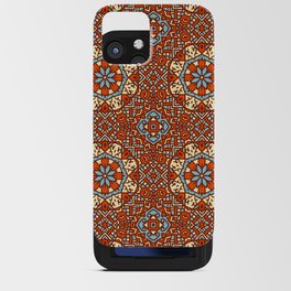 Brown Persian Mosaic iPhone Card Case
