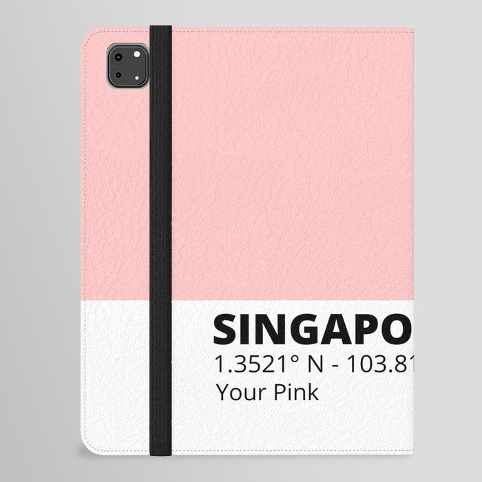 Singapore Your Pink iPad Folio Case