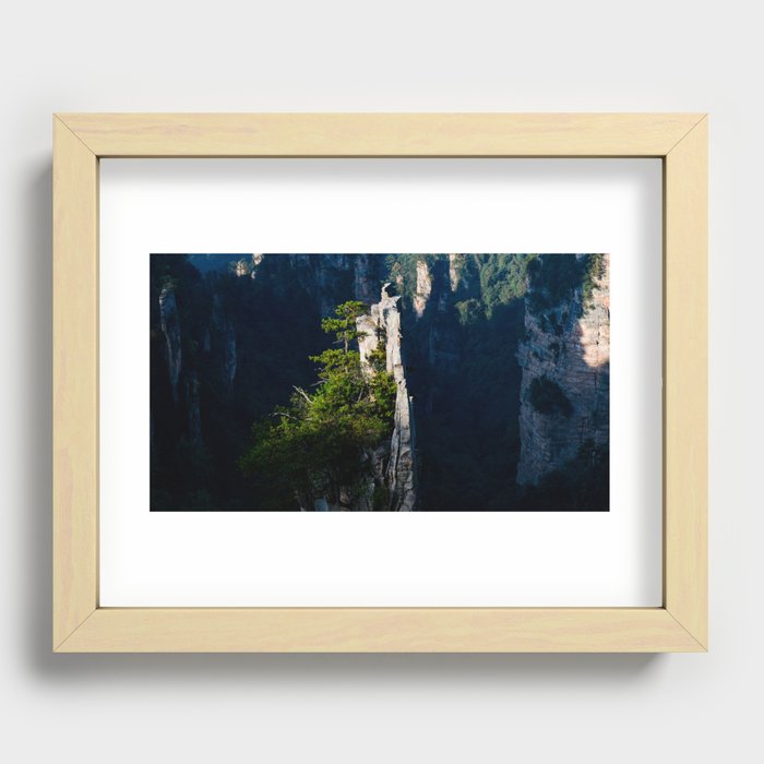 The top of Avatar Recessed Framed Print