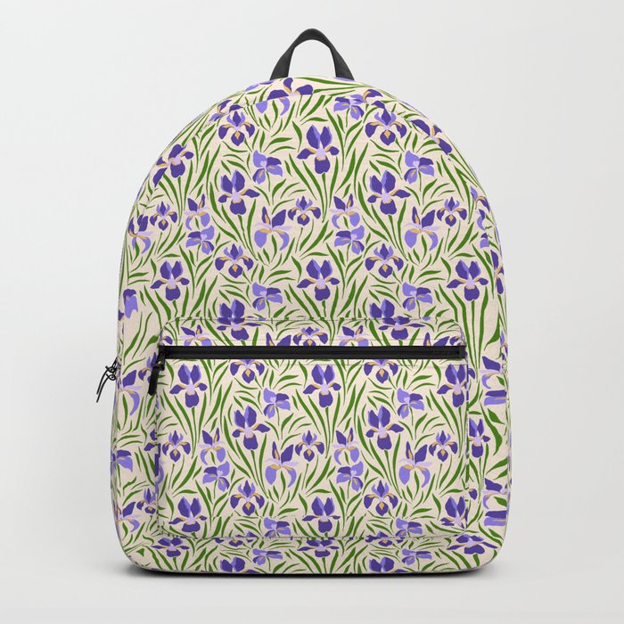 Iris Flower Gallery Backpack