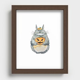 Pumpkin and Smile! Recessed Framed Print