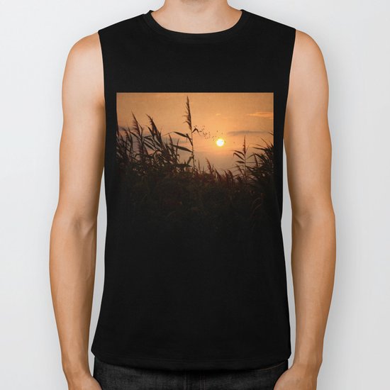 Last Flight of the Day Biker Tank