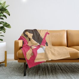 Femme Fatale Throw Blanket