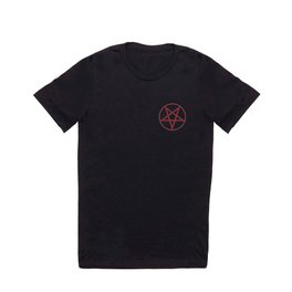Pentagram T Shirt | Sabrina, Religon, Digital, Hailsatan, Graphicdesign, Red, Salem, Satan, Worship, Blood 
